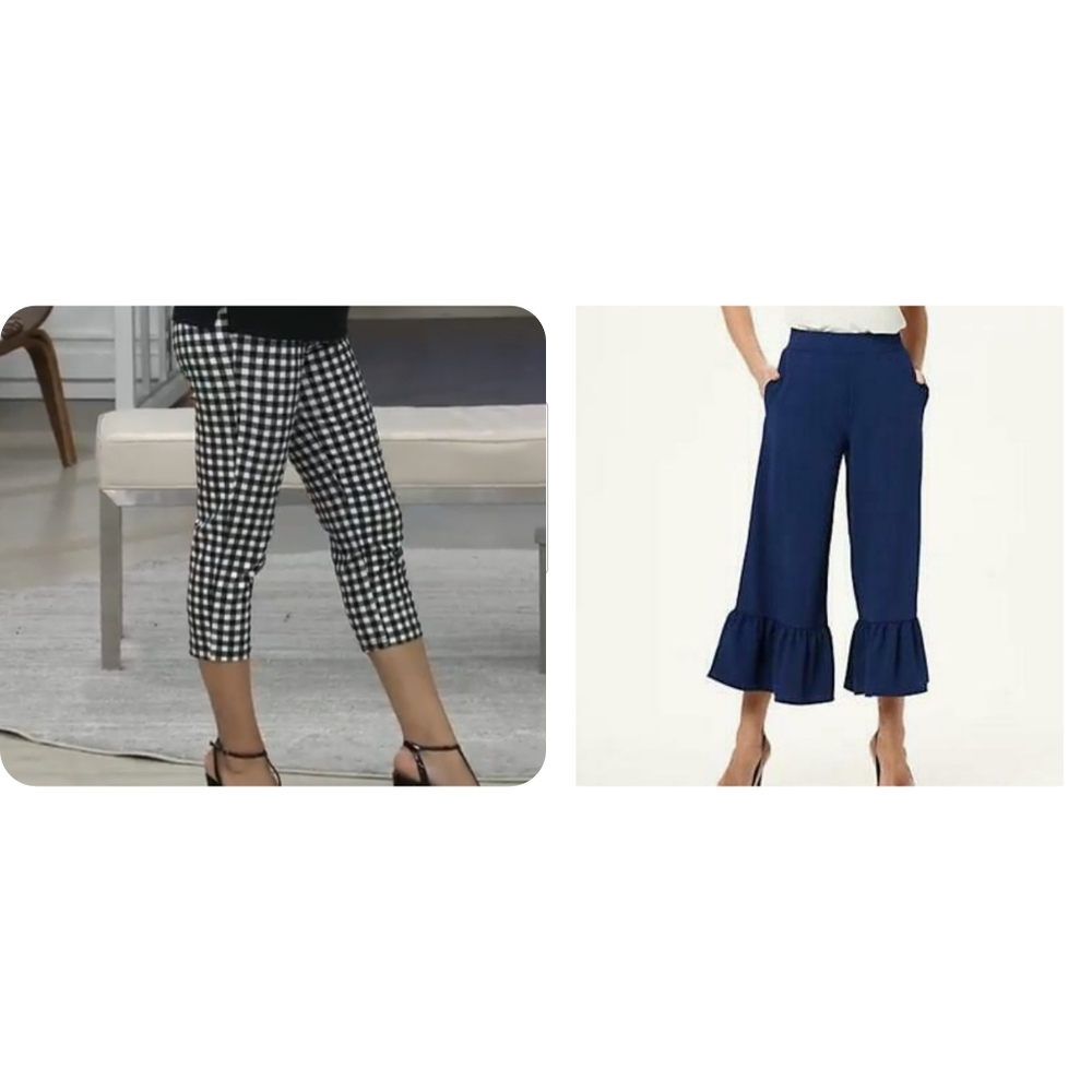 Women's cropped pants lot